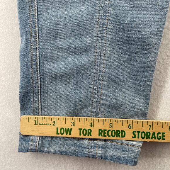 PILCRO Jeans 29 ANTHROPOLOGIE High Waist Tapered Ankle Light Wash Denim Blue - Picture 15 of 16